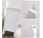 Meuble Sous Vasque Blanc 2 Portes 3 Niches L90 X H60 Cm