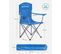 Chaise Pliante Camping Jardin, Pêche, Terrasse, Bleu