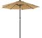 Parasol De Jardin Avec Ampoules LED À Énergie Solaire, Ombrelle De Terrasse, Diamètre 3 M