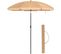 Parasol De Jardin Ø 2 M, Ombrelle, Protection Upf 50+, Inclinable, Portable, Résistant Au Vent