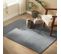 Tapis De Salon, 120 X 170 Cm,  Antidérapant, Lavable En Machine, Gris Tourterelle