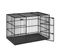 Cage Pour Chien Ultra-résistante, 122 X 75 X 80 Cm, Pour Chiens Moyens Et Grands, Noir