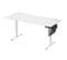 Bureau Électrique Assis-debout, Bureau Réglable En Hauteur, 70 X 160 X (72-120) Cm, Blanc Nuage