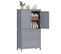 Armoire De Salle De Bain 30 X 60 X 110 Cm Gris Tourterelle