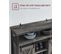 Buffet Cuisine avec 2 Portes, 100 x 33 x 80 cm, Style Industriel, Gris Anthracite, Noir