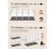 Enclos Pour Animaux Avec Plancher Et Tapis Imperméable Et Amovible, 125 X 63 X 42 Cm, Blanc