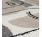 Tapis de salon moderne LOOKER - Beige - 120x170 Cm