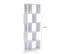 Bibliotheque Etageres Bois Blanc Design 172,5x60x24,5