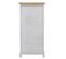 Chiffonnier 4 Tiroirs Bois Blanc Gris Shabby 72x35x27