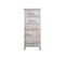 Meuble D'appoint Chevet 1 Port 2 Tiroirs Blanc Shabby 84x37x30