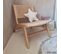 Fauteuil Lounge En Bois Massif Et Cannage - Zuma