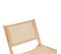 Fauteuil Lounge En Bois Massif Et Cannage - Zuma