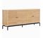 Buffet 4 Portes Effet Bois 180 Cmtalia