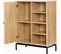 Bibliothèque 1 Porte 4 Niches Effet Bois 80 Cm - Talia