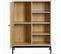 Bibliothèque 1 Porte 4 Niches Effet Bois 80 Cm - Talia