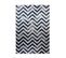 Tapis Moderne Amy En Polyester - Noir - 120x170 Cm