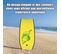 41" Bodyboard Planche De Surf En Xpe Avec Sangle De 90 Cm-pour Plus Charge 85kg 105x51x6cm Jaune