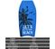 41" Bodyboard Planche De Surf En Xpe Avec Sangle De 90 Cm Charge 85kg 105x51x6cm Bleu