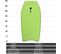 Bodyboard 41 Pouces Avec Sangle De 90 Cm Planche De Surf Avec Motif De Crâne Cool De Couleur Vert