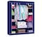 Armoire De Rangement - Grande Bleu Herzberg Hg8009-blu