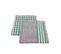 Lot De 10 Torchons Coton De Cuisine à Rayure Et Carreaux Cenocco Cc9069