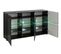 Buffet Bahut Ninja Neuf Effet 3d Illuminé Par LEDs Commode Noir