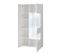 Armoire Vitrine LED Bibliothèque 90 Cm Commode Sencia