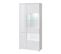 Armoire Vitrine LED Bibliothèque 90 Cm Commode Sencia