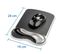 Tapis De Souris Duo Gel Noir Et Gris