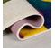 Tapis De Salon Design Lala En Polypropylène - Multicolore - 80x150 Cm