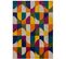 Tapis De Salon Design Lala En Polypropylène - Multicolore - 160x230 Cm