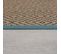 Tapis De Salon En Jute Gemma En Polyester - Bleu - 160x230 Cm