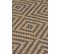 Tapis De Couloir En Jute Gemma En Polyester - Bleu - 60x600 Cm