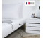 Sommier Tapissier 140x190cm Avec Port USB Blanc