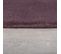 Tapis De Salon Uni En Laine Leone En Laine - Violet - 160x230 Cm