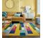 Tapis De Salon Design Bega En Polypropylène - Multicolore - 200x290 Cm