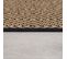 Tapis De Salon En Jute Gemma En Polyester - Noir - 200x290 Cm