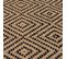 Tapis De Couloir En Jute Gemma En Polyester - Noir - 60x600 Cm