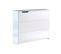 Lenart Bureau Extensible Avec Rangement 115cm Office Consus Cw01p Blanc Mat Droit