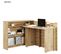 Lenart Bureau Extensible Avec Rangement 115cm Office Consus Cw01p Chêne Artisan Droit