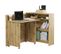 Lenart Bureau Extensible Avec Rangement 90cm Office Consus Slim Cw02l Chene Artisan Gauche