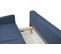 Canapé Convertible 3 Places Tissu Rozi 3dl11 210x99cm Ton Bleu