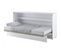 Lenart Lit Escamotable Matelas Inclus Horizontal 90x200cm Blanc Mat Lit Rabattable"consus"