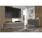 Meuble TV 192x56x40 Cm Chêne Craft Doré/basalte Nesli Meuble Hi-fi Luxueux Sur Pied