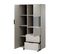 Meuble Vitrine De Rangement Cachemire 90x170x42cm Calia