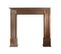 Encadrement Cheminée Decorative Bois Marron Shabby 100x105x21