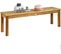 Banc De Jardin En Bois D’acacia 132 X 34 X 43,5cm Avec Pieds En U Charge Max 360kg