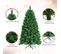 Sapin De Noël Artificiel Luxuriant 150 Cm En Fleurs Avec 456 Branches Support En Métal Pliable 100%