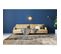 Tapis De Salon Moderne Blau En Viscose - Jaune - 200x290 Cm