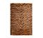 Tapis Moderne Fait Main Zebra En Viscose - Marron - 200x290 Cm